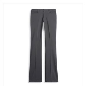 Medium gray women’s slacks. 16. Stretchy material.